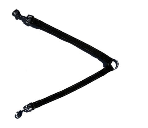 Black Reflective Two-Way Walking Lead
