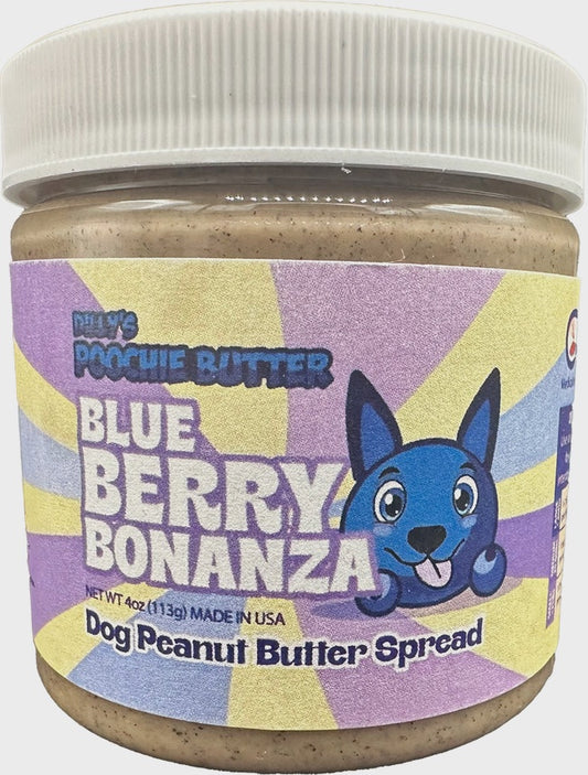 4oz Dog Blueberry Bonanza Peanut Butter