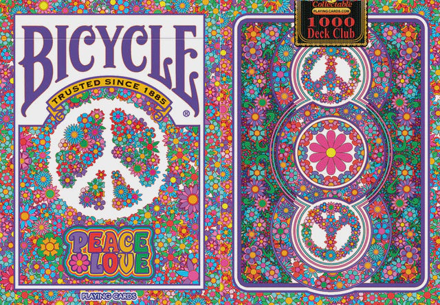 Bicycle Peace And Love Playing Cards