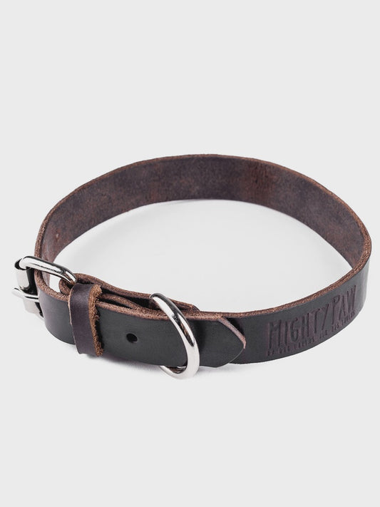 Leather Dog Collar - Distressed