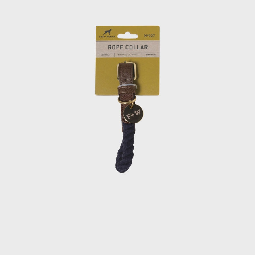 Small Dog Collar - Navy
