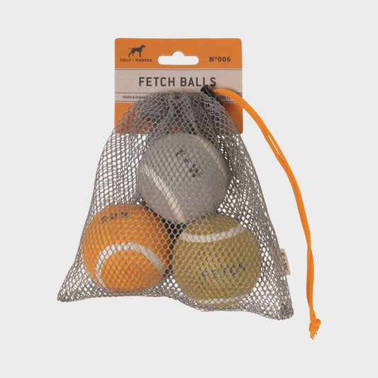 Dog Fetch Balls, Pack Of 3