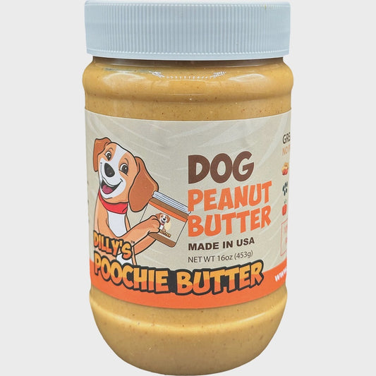 16oz Dog Peanut Butter Jar