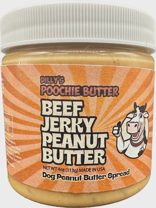 4oz Dog Beef Jerky Peanut Butter