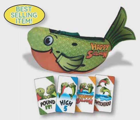 Happy Salmon Green Fish