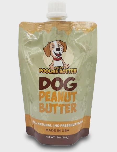 8.2oz Dog Peanut Butter Squeeze Pack
