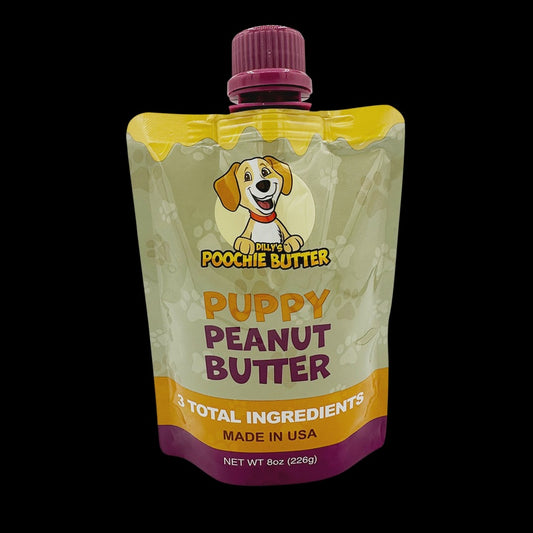 8oz Puppy Peanut Butter Squeeze Pack
