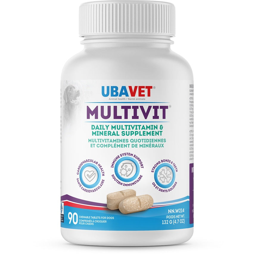 Ubavet Multivit Daily Vitamin and Mineral Tablet For Dogs