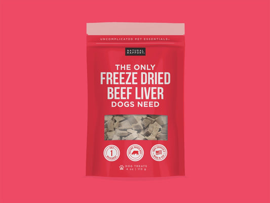 The Only Freeze Dried Beef Liver Dogs Need