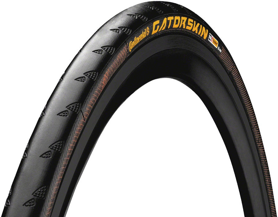 Continental Gatorskin Tire - 700 X 25, Clincher, Wire, Black, Polyx Breaker