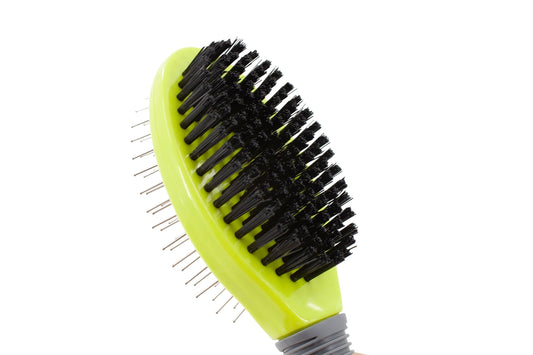 Precious Tails Double-Sided Pet Grooming Brush