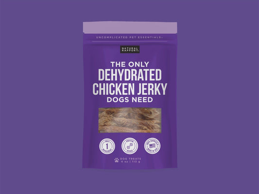 The Only Dehydrated Chicken Jerky Dogs Need