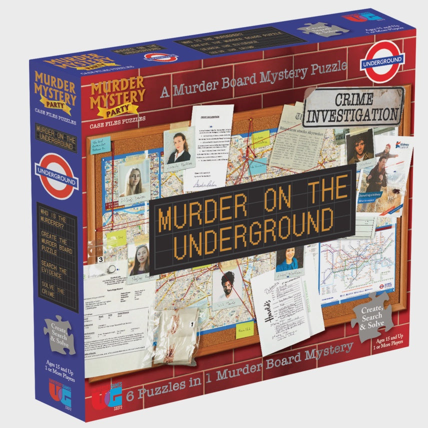 Case File Puzzle-Murder On The Underground