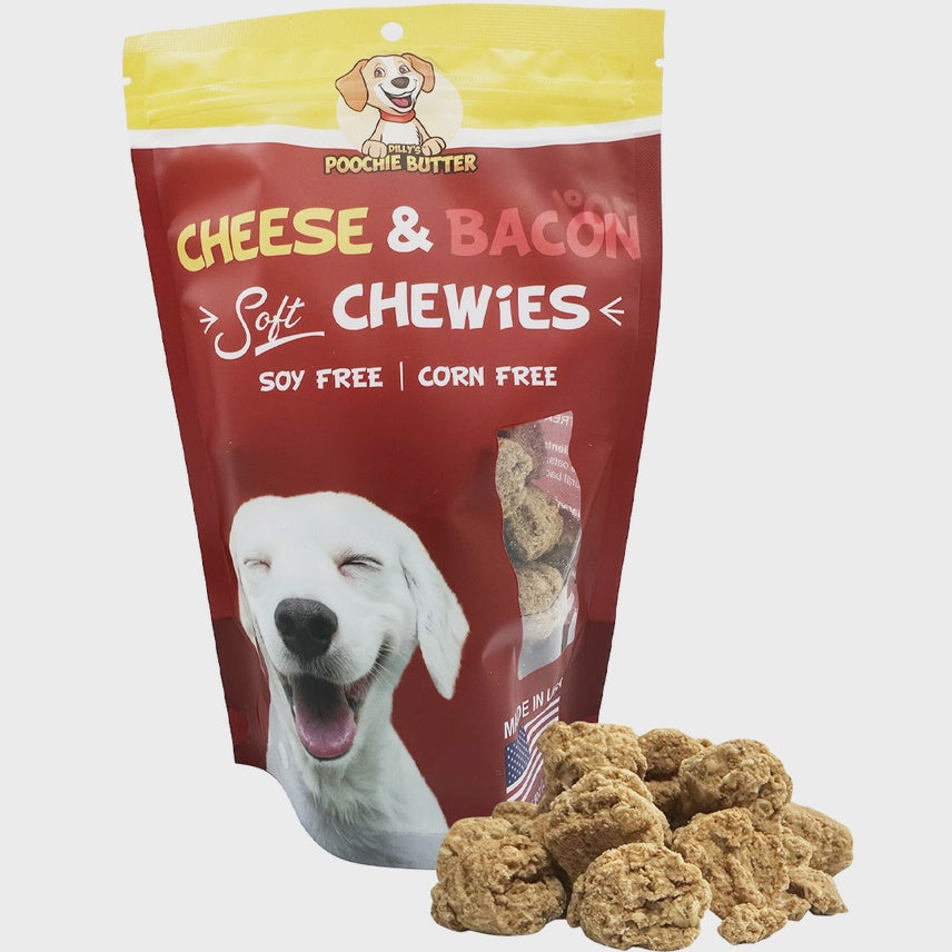 8oz Bacon & Cheese Soft Chewy Dog Treats