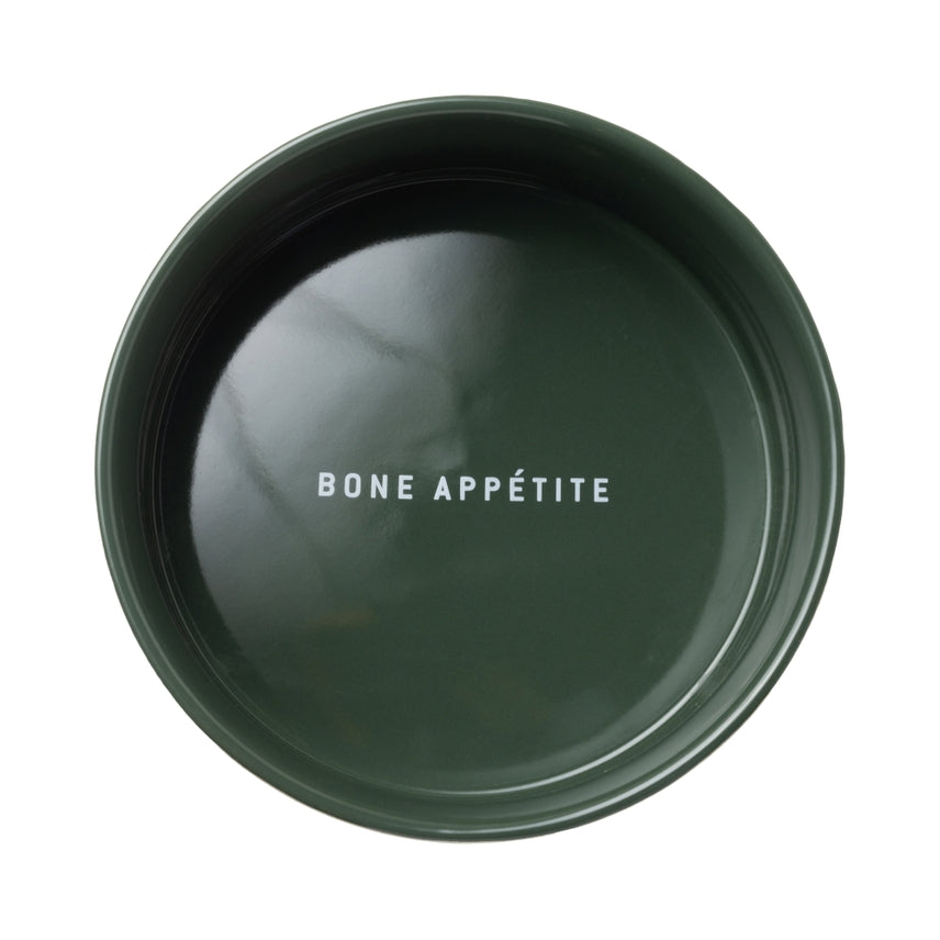 Cermic Bowl With Wooden Stand