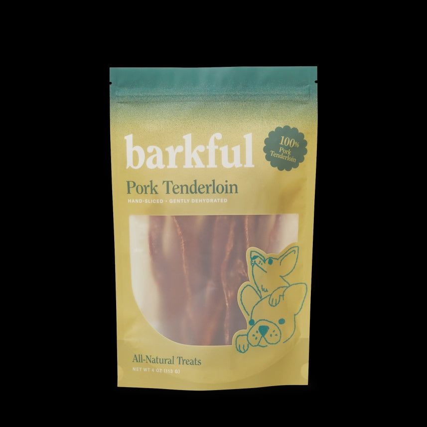 Barkful-4 oz Pork Tenderloin Dog Treats
