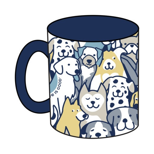 Heart Of Dogs Pattern Jake'S Mug