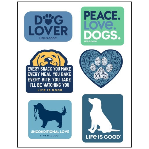 Dog Six-Pack Sticker Pack