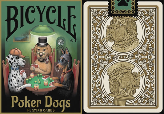 Bicycle Poker Dogs V2 Playing Cards
