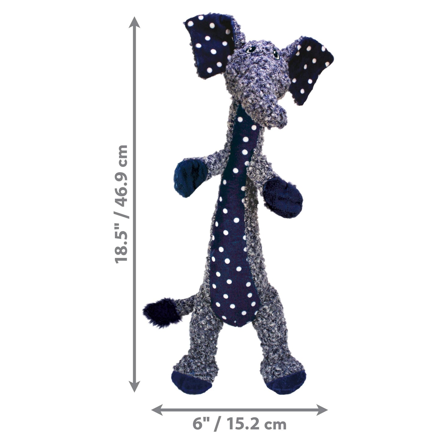 KONG® Shakers™ Luvs Elephant Dog Plush Toy Large