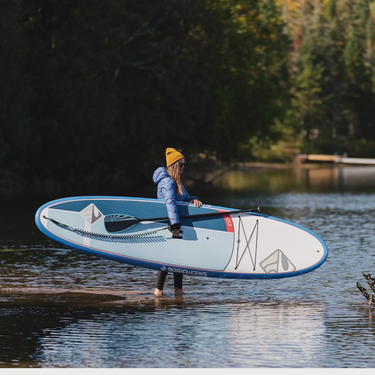 Solr 10'6" All-Around Paddle Board With Paddle