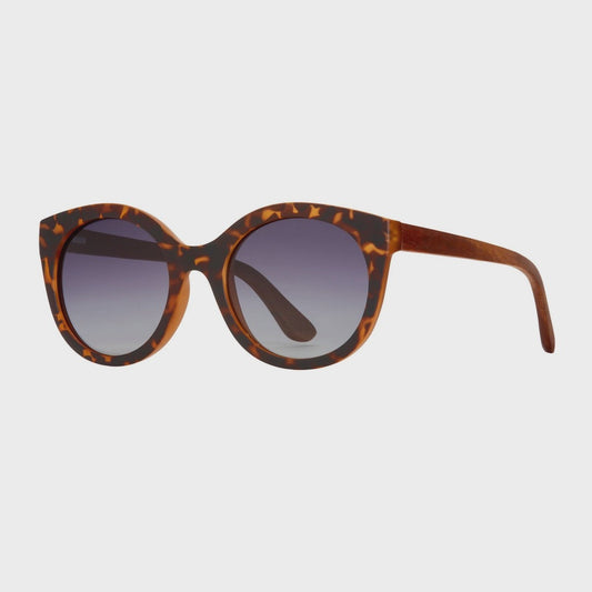 Ellyn - Matte Amber Tort / Walnut Wood