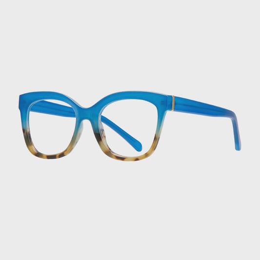 Morgan - Blue/Brown Tort - Blue LIGht Filtering Lens