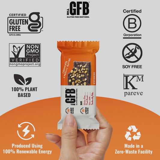 The GFB: Chocolate Peanut Butter Protein Snack Bar
