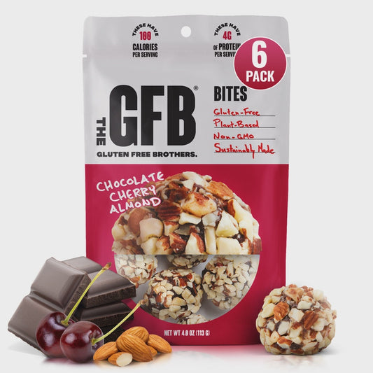 The GFB: Chocolate Cherry Almond Gluten Free Protein Bites