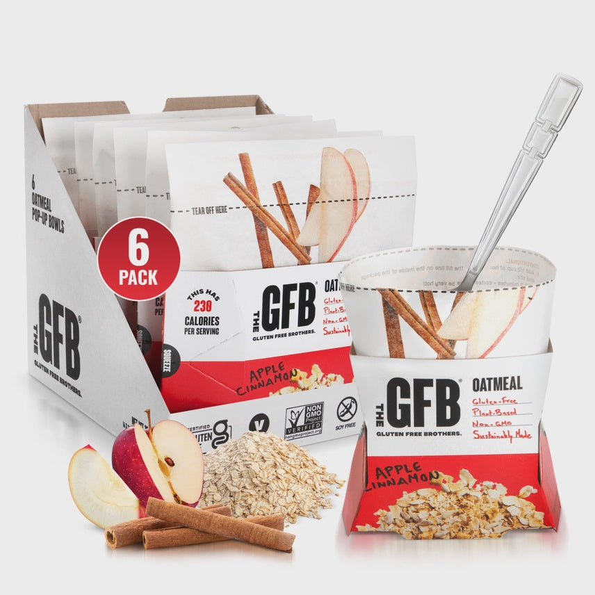 The GFB: Apple Cinnamon Protein Oatmeal Pop-Up Cup