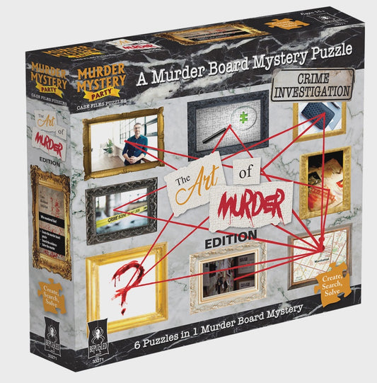 Case File Puzzle-The Art Of Murder