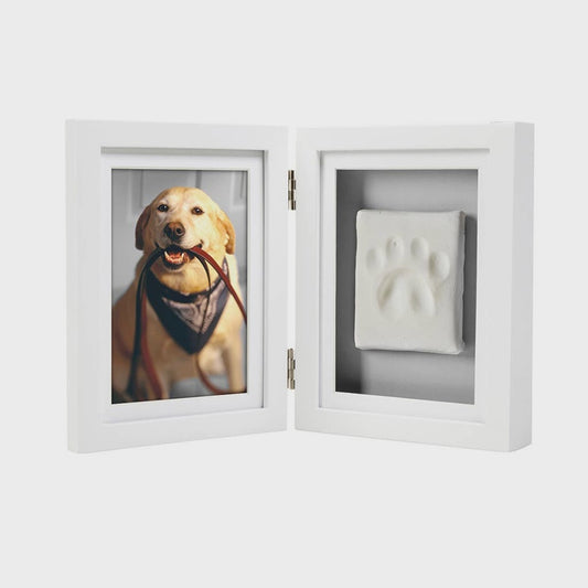 Pawprints Keepsake Photo Frame & Clay Impression Kit