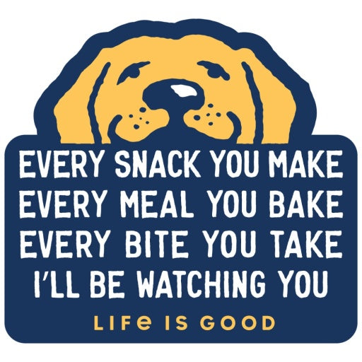 I'Ll Be Watching You Yellow Lab Small Di