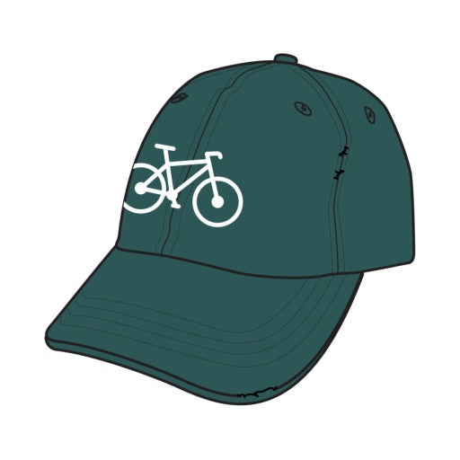 Bike More Worry Less Sunwashed Chill Cap
